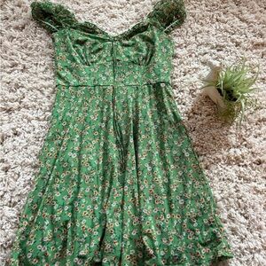 inspired hearts green dress Girls 8-14 Inspired Hearts Crossover Waist Long Sleeve Dress